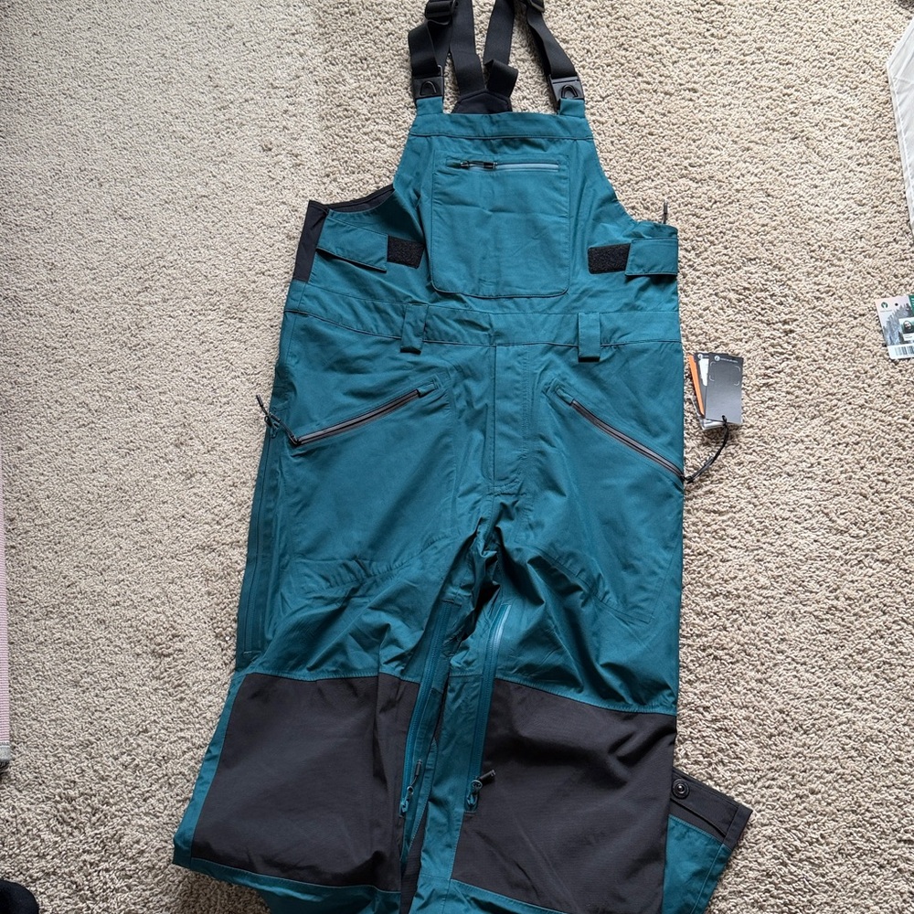 3 layer shell Ski Snowboard Bib Pant - Picture 7 of 12